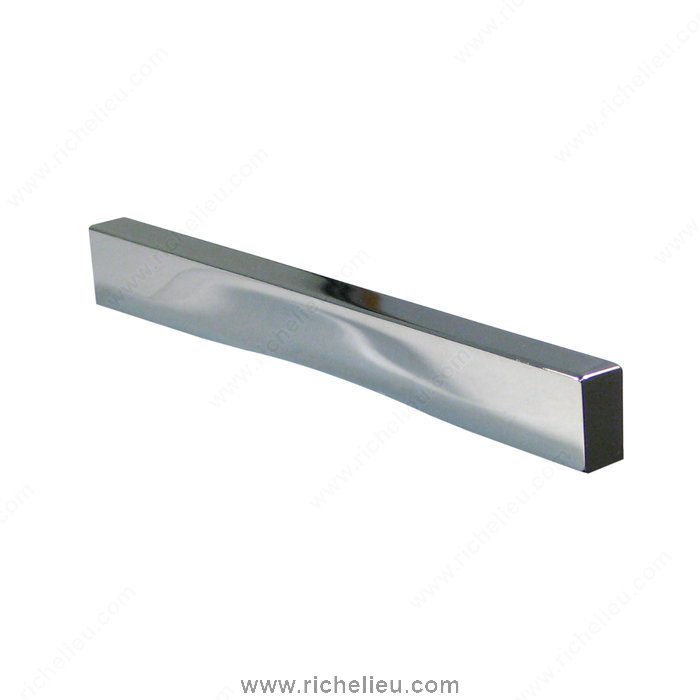 Richelieu Hardware 1060128174 Autore Collection Metal Handle Pull  -  1060  - Matte Chrome