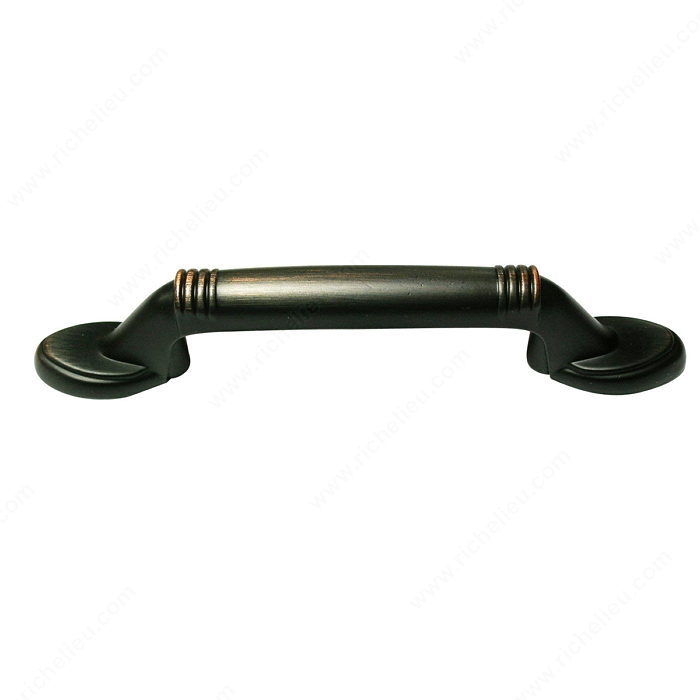 Richelieu Hardware BP5183BORB Classic Metal Handle Pull - 5183 in Brushed Oil-Rubbed Bronze