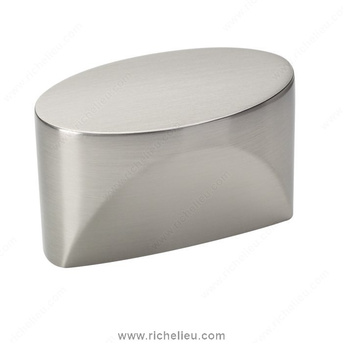 Richelieu Hardware 35832195 Fusion Collection Metal Knob - 3583 in Brushed Nickel