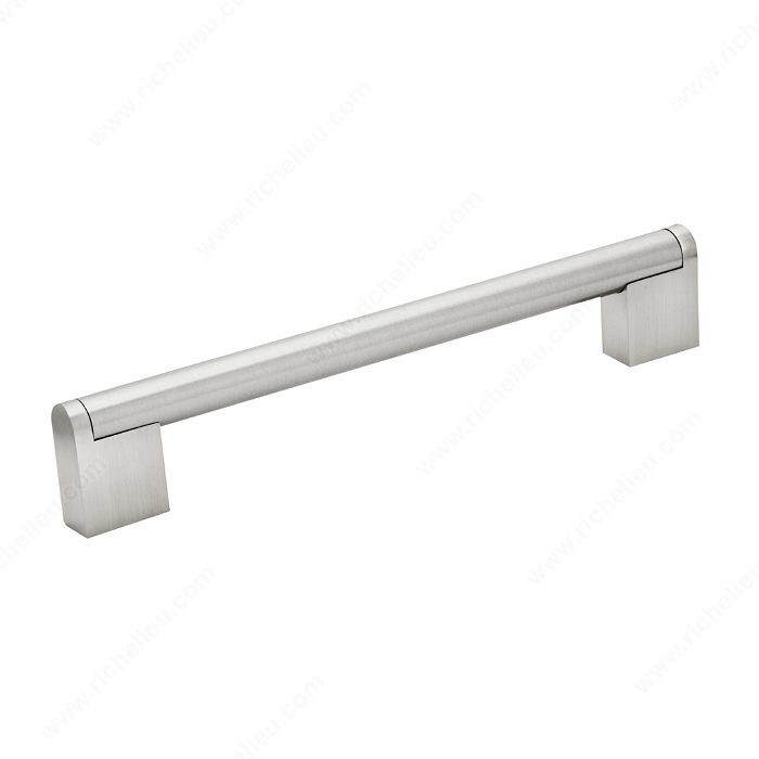 Richelieu Hardware Bp719160195 Contemporary Metal Appliance Pull 160MM Brushed Nickel Finish