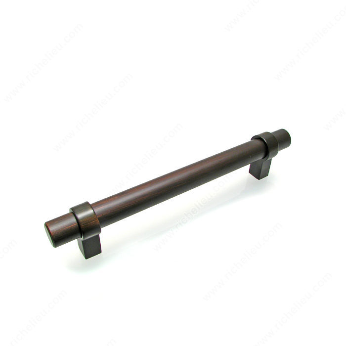 Richelieu Hardware Bp5016128Borb Contemporary Metal Bar Pull 128MM Brushed Oil Rubbed Bronze Finish