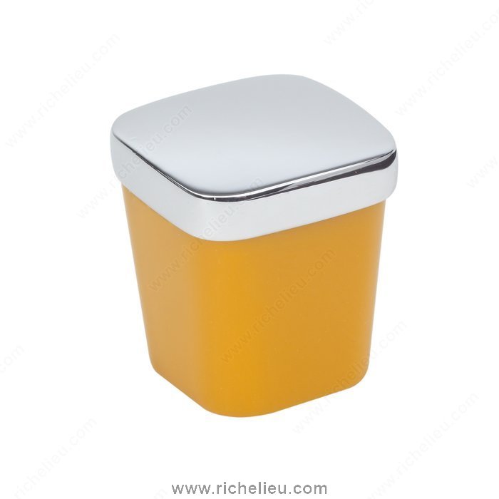 Richelieu Hardware 22414007 Contemporary Plastic knob  -  2241  - Orange