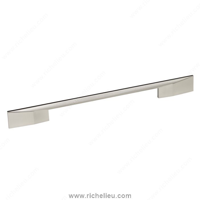 Richelieu Hardware 687288195 Fusion Collection Metal Handle Pull - 687 in Brushed Nickel
