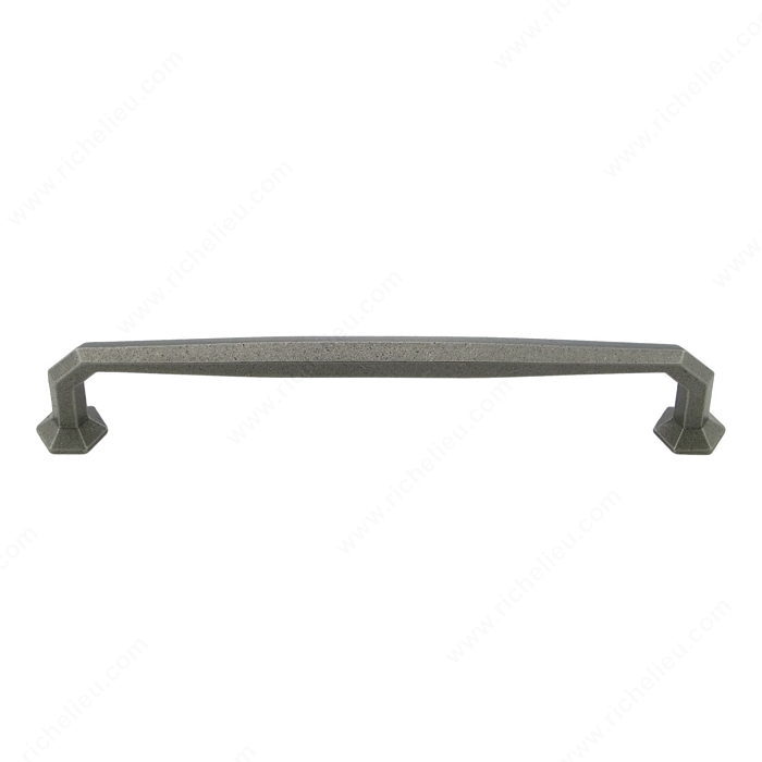 Richelieu Hardware 38878908 Traditional Cast Iron Handle Pull 8 Inch Natural Iron Finish