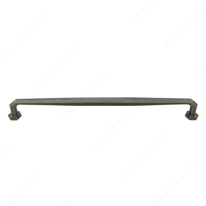 Richelieu Hardware 388712908 Traditional Cast Iron Handle Pull 12 Inch Natural Iron Finish