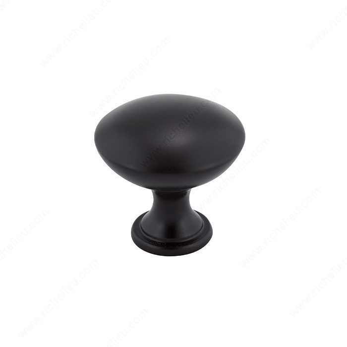 Richelieu Hardware Bp9041Orb Contemporary Metal Round Knob 30MM Oil Rubbed Bronze Finish