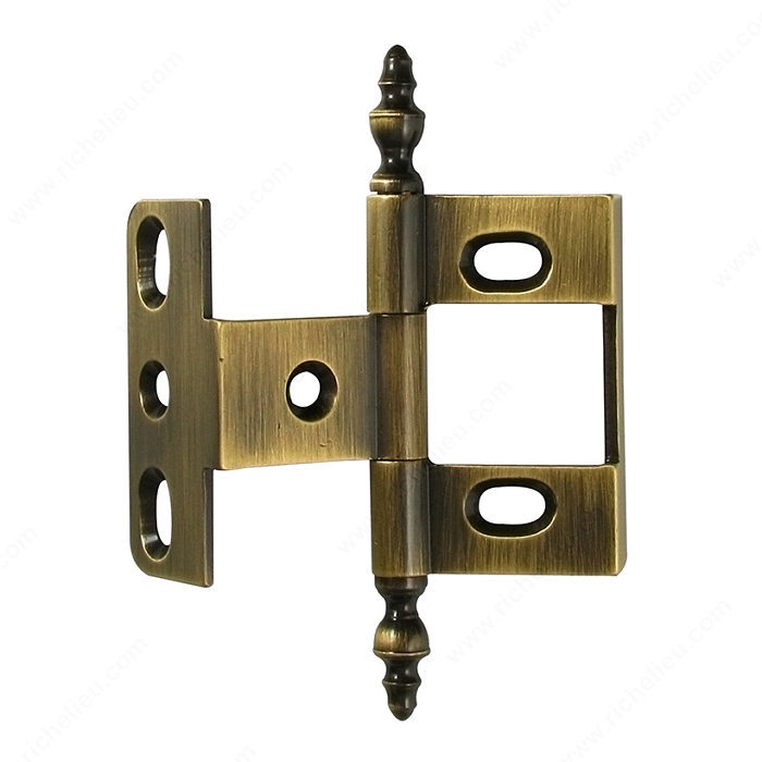 Richelieu Hardware 54101Ae Traditional Urn Brass Hinge 2 Inch Antique English Finish