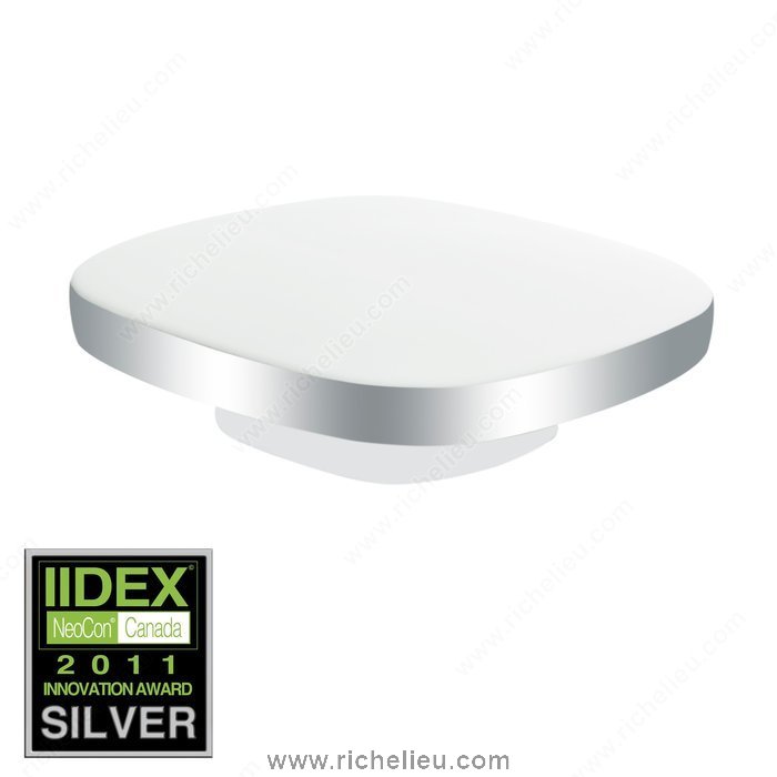 Richelieu Hardware 20347530140 Porcelain Knob  -  2034  - Chrome; White