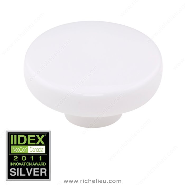 Richelieu Hardware 20447030 Porcelain Knob  -  2044  - White