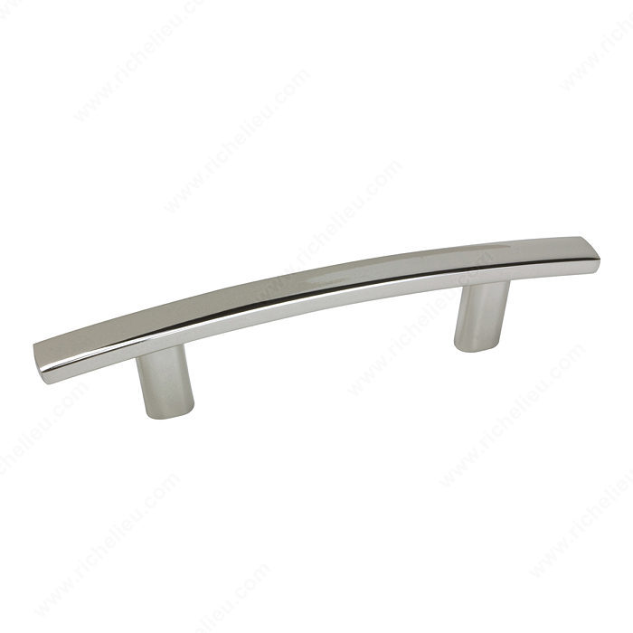 Richelieu Hardware Bp65076180 Contemporary Transitional Metal Handle Pull 3 Inch Nickel Finish