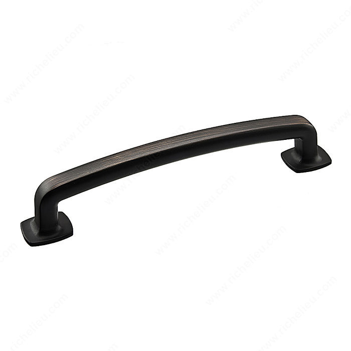 Richelieu Hardware Bp863128Borb Transitional Metal Handle Pull 128MM Brushed Oil Rubbed Bronze Finish