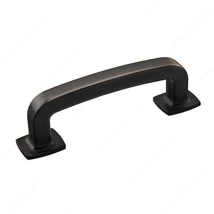 Richelieu Hardware Bp86376Borb Transitional Metal Handle Pull 3 Inch Brushed Oil Rubbed Bronze Finish