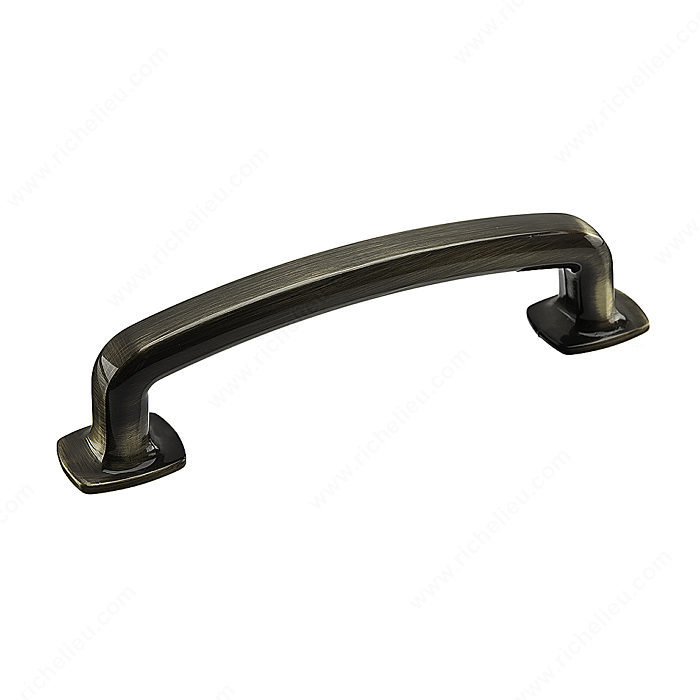 Richelieu Hardware Bp86396Ae Transitional Metal Handle Pull 96MM Antique English Finish