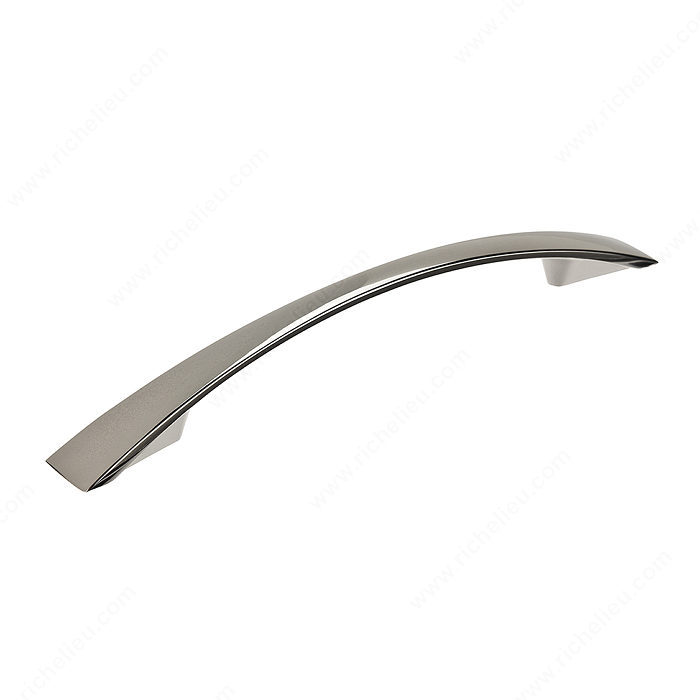 Richelieu Hardware Bp821128180 Contemporary Metal Arched Pull 128MM Nickel Finish