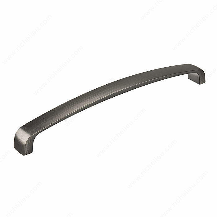 Richelieu Hardware Bp820192143 Contemporary Metal Smooth Handle Pull 192MM Antique Nickel Finish