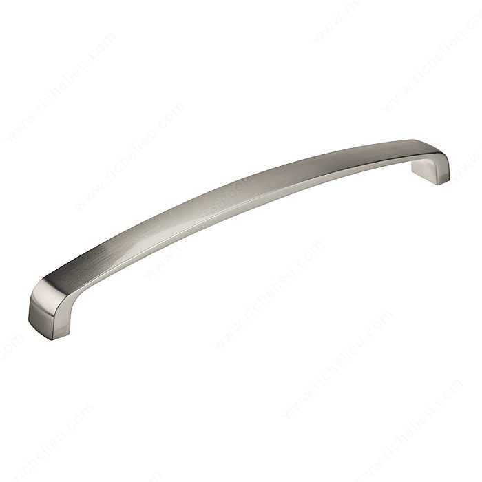 Richelieu Hardware Bp820192195 Contemporary Metal Smooth Handle Pull 192MM Brushed Nickel Finish