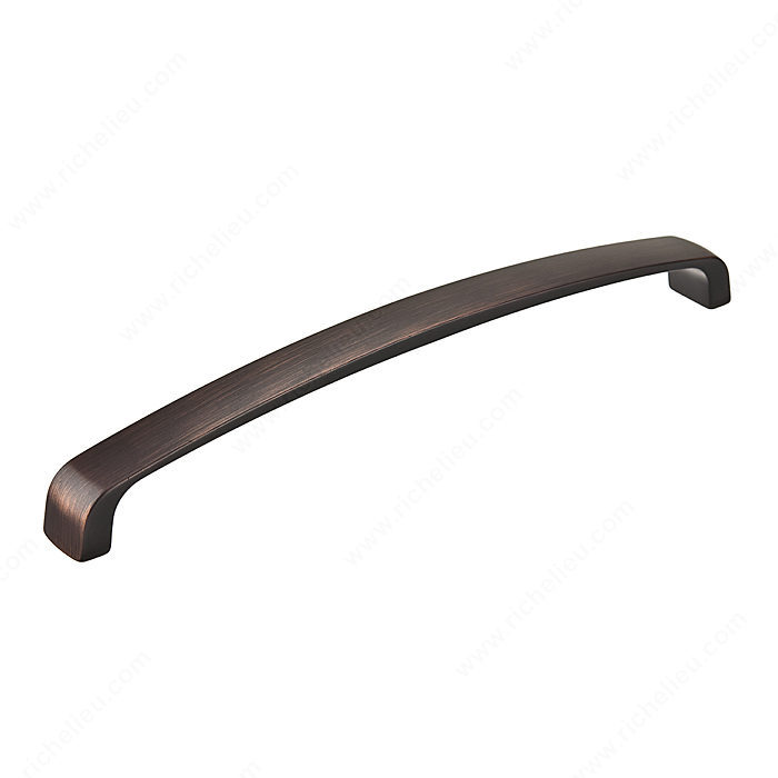 Richelieu Hardware Bp820192Borb Contemporary Metal Smooth Handle Pull 192MM Brushed Oil Rubbed Bronze Finish