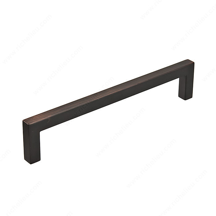 Richelieu BP873160BORB Lambton Collection 6 5/16-inch (160 mm) Brushed Oil-Rubbed Bronze Modern Rectangular Cabinet Pull