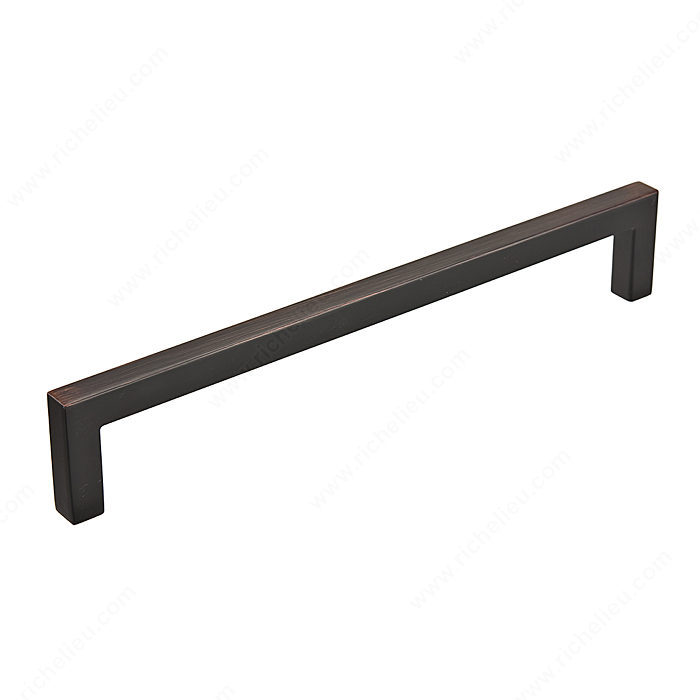 Richelieu BP873192BORB Lambton Collection 7 9/16-inch (192 mm) Brushed Oil-Rubbed Bronze Modern Rectangular Cabinet Pull