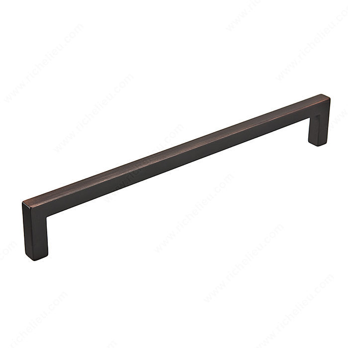 Richelieu BP873224BORB Lambton Collection 8 13/16-inch (224 mm) Brushed Oil-Rubbed Bronze Modern Rectangular Cabinet Pull