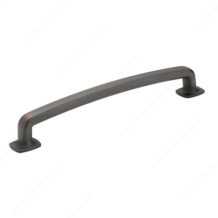 Richelieu Hardware Bp863160Borb Transitional Metal Handle Pull 160MM Brushed Oil Rubbed Bronze Finish