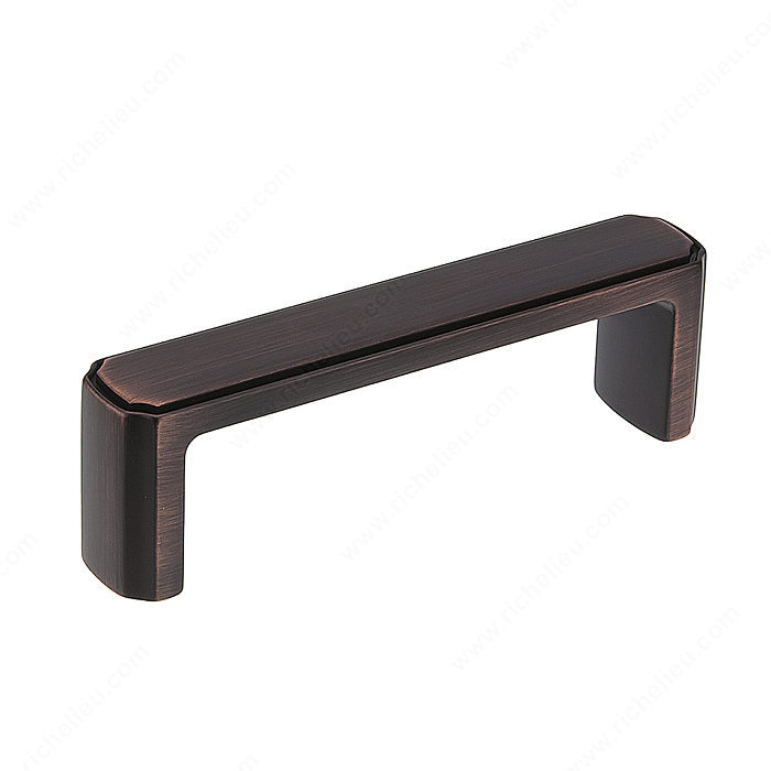 Richelieu Hardware Bp77076Borb Transitional Metal Bar Pull 3 Inch Brushed Oil Rubbed Bronze Finish