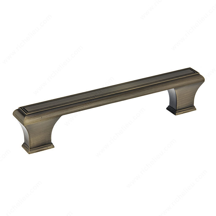 Richelieu Hardware Bp775128Ae Classic Metal Mantle Pull 128MM Antique English Finish