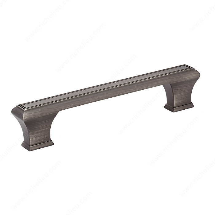 Richelieu Hardware Bp775128143 Classic Metal Mantle Pull 128MM Antique Nickel Finish