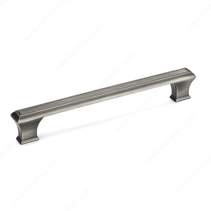 Richelieu Hardware Bp775192143 Classic Metal Mantle Pull 192MM Antique Nickel Finish