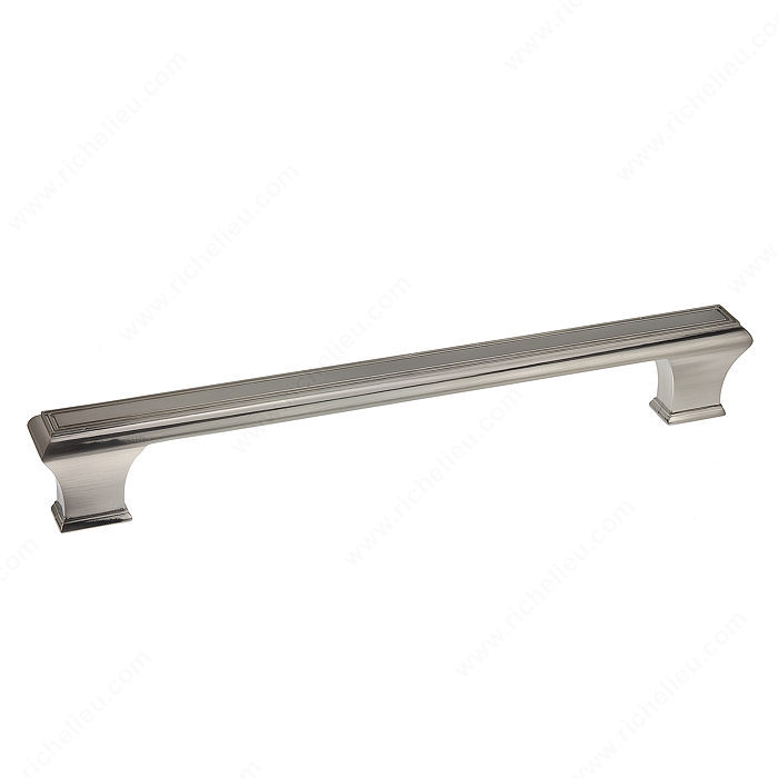 Richelieu Hardware Bp775192195 Classic Metal Mantle Pull 192MM Brushed Nickel Finish