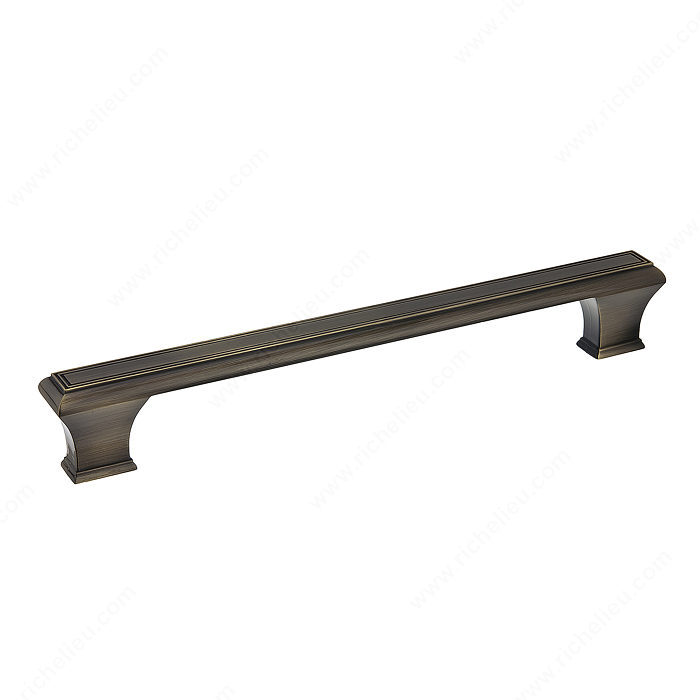 Richelieu Hardware Bp775192Ae Classic Metal Mantle Pull 192MM Antique English Finish
