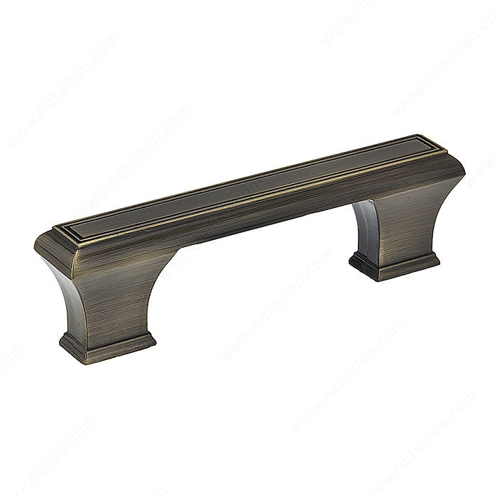 Richelieu Hardware Bp77596Ae Classic Metal Mantle Pull 3 Inch Antique English Finish