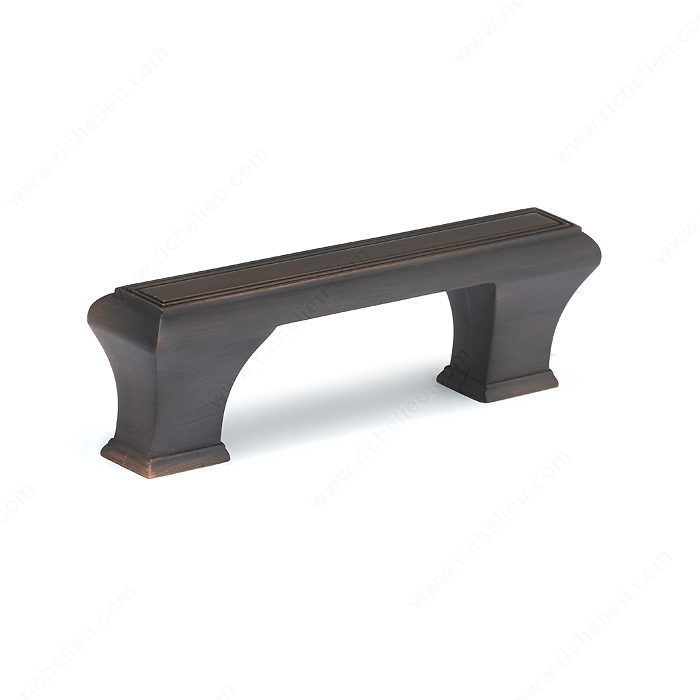 Richelieu Hardware Bp77596Borb Classic Metal Mantle Pull 3 Inch Brushed Oil Rubbed Bronze Finish