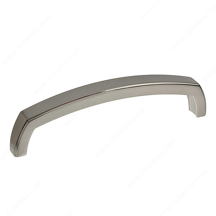 Richelieu Hardware Bp785128195 Transitional Metal Arched Pull 128MM Brushed Nickel Finish
