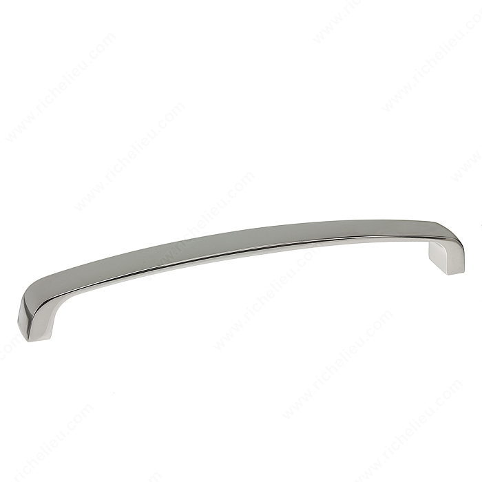 Richelieu Hardware Bp820160180 Contemporary Metal Smooth Handle Pull 160MM Nickel Finish