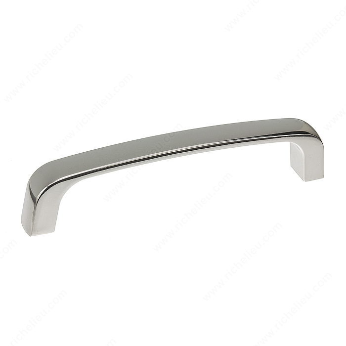 Richelieu Hardware Bp82096180 Contemporary Metal Smooth Handle Pull 96MM Nickel Finish
