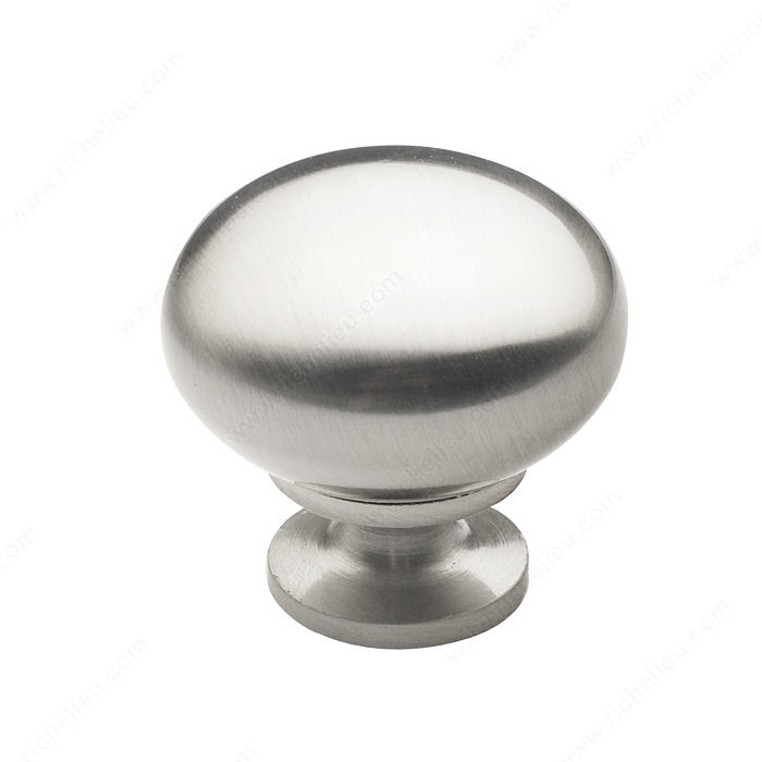 Richelieu DP3295195 Pack of 10 Contemporary Metal Knobs - 3295 - Brushed Nickel