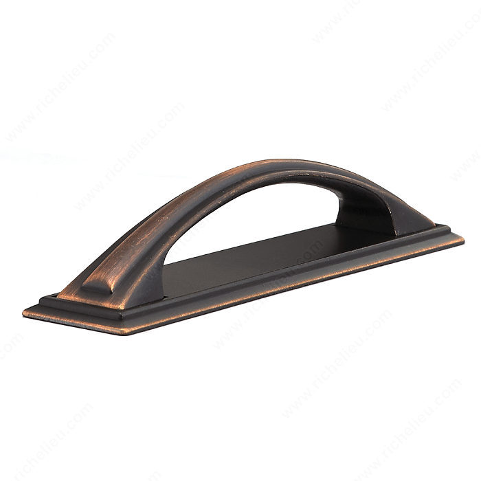 Richelieu BP26987BORB Classic Metal Pull Handle in Brushed Oiled Rubbed Bronze