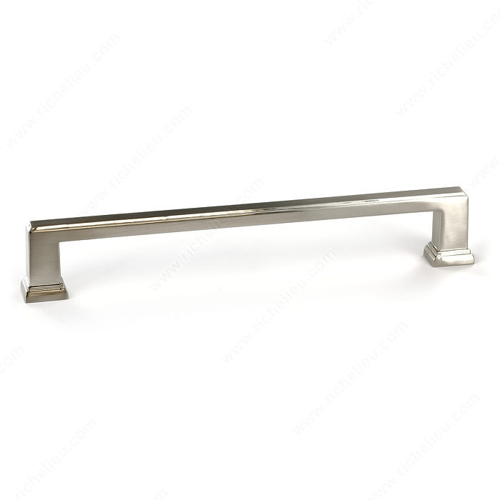 Richelieu Hardware Bp795192195 Contemporary Metal Bar Pull 192MM Brushed Nickel Finish