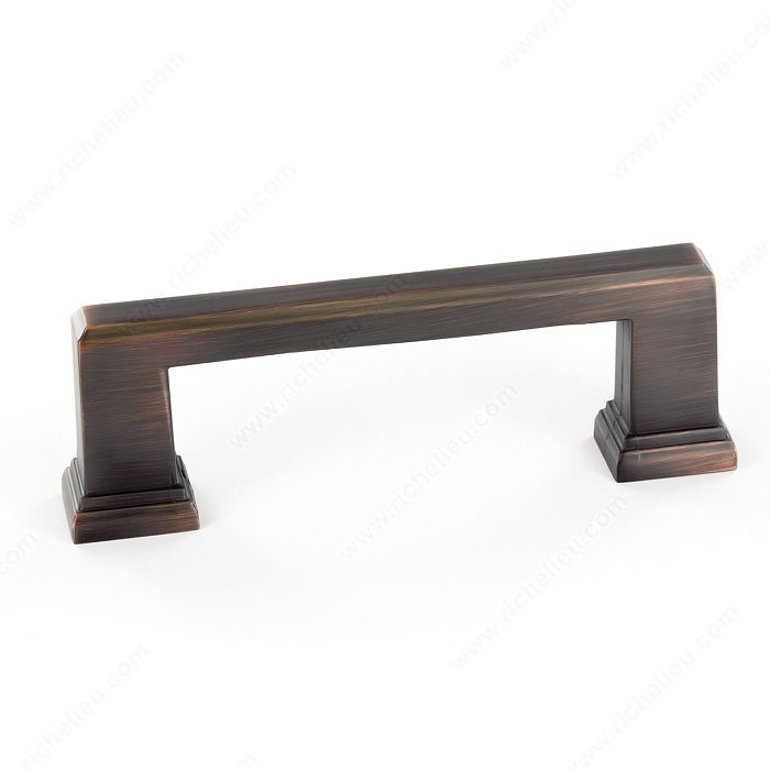 Richelieu Hardware Bp79596Borb Transtional Metal Bar Pull 3 Inch Brushed Oil Rubbed Bronze Finish