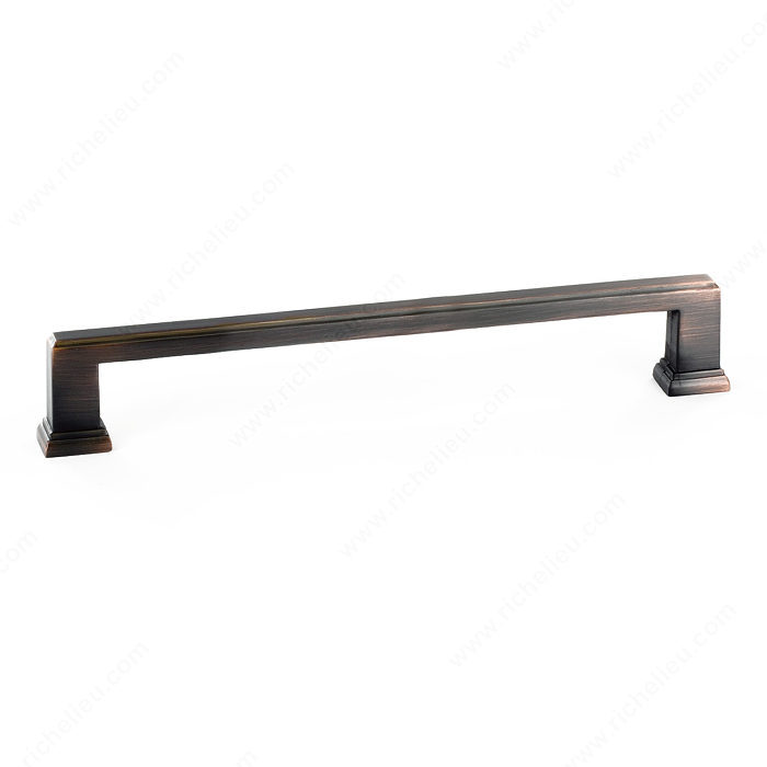Richelieu Hardware Bp795192Borb Contemporary Metal Bar Pull 192MM Brushed Oil Rubbed Bronze Finish