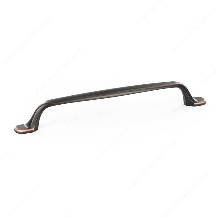 Richelieu Hardware Bp8710256Borb Classic Metal Raised Bar Pull 256MM Brushed Oil Rubbed Bronze Finish