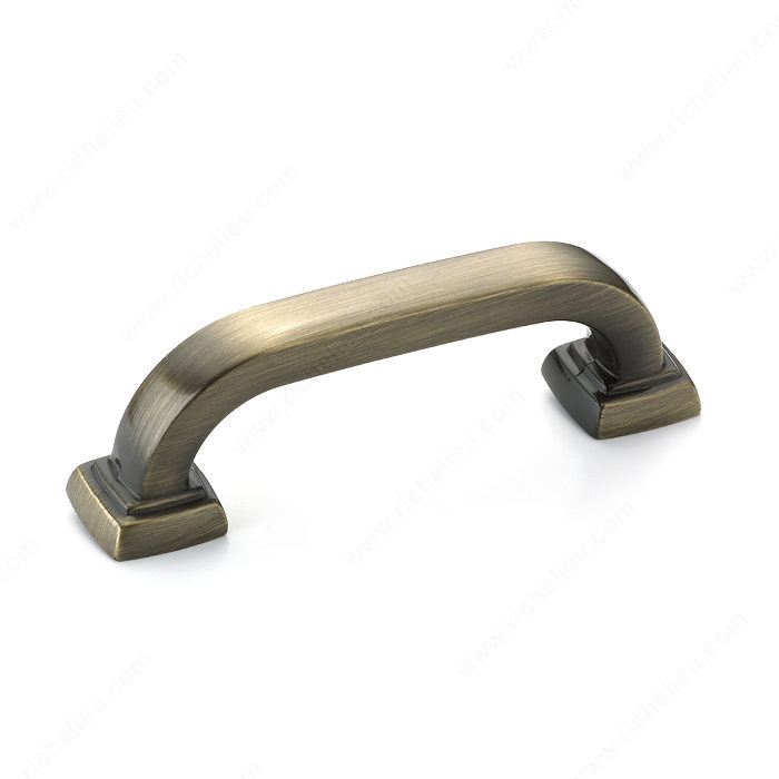 Richelieu Hardware Bp81576Ae Contemporary Metal Bar Pull in Antique English