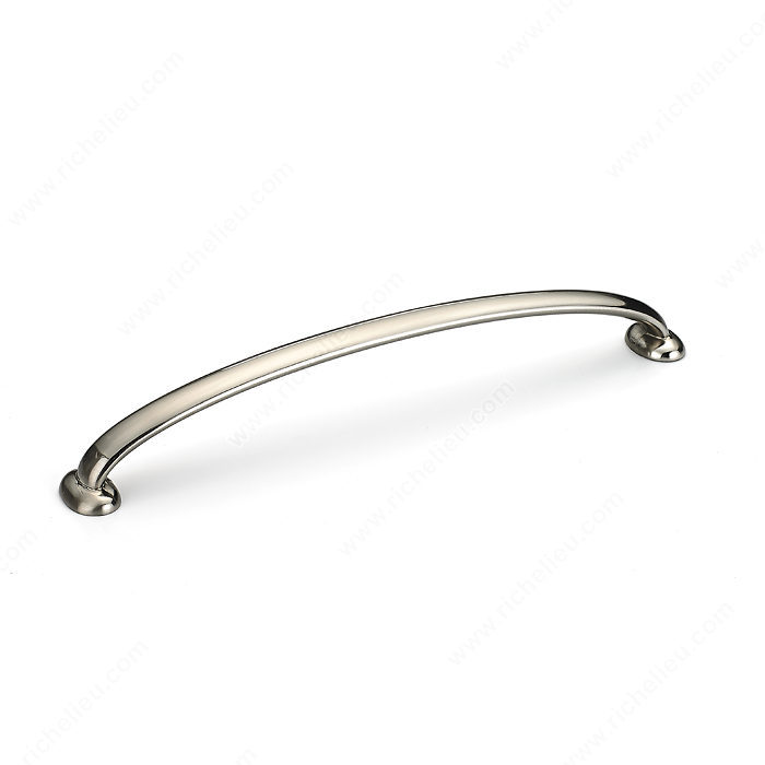 Richelieu Hardware 51278192195 Classic Metal Arched Handle Pull 192MM Brushed Nickel Finish
