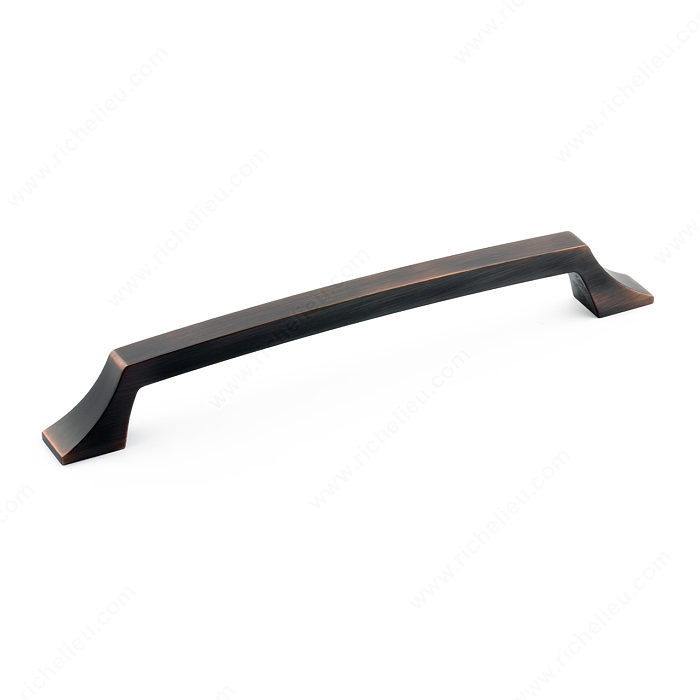 Richelieu Hardware Bp765192Borb Transitional Metal Bar Pull With Fluted Ends 192MM Brushed Oil Rubbed Bronze Finish