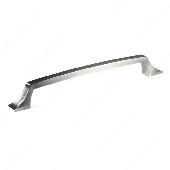 Richelieu Hardware Bp765304195 Transitional Metal Bar Pull With Fluted Ends 12 Inch Brushed Nickel Finish