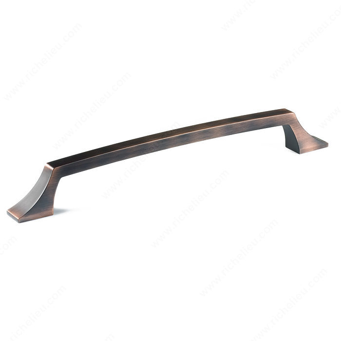 Richelieu Hardware Bp765304Borb Transitional Metal Bar Pull With Fluted Ends 12 Inch Brushed Oil Rubbed Bronze Finish