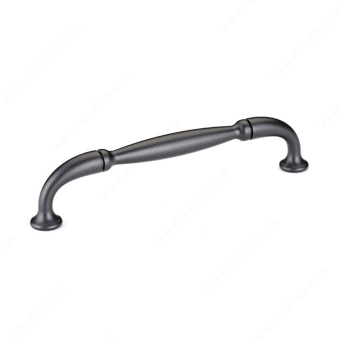 Richelieu Hardware Bp23737128906 Classic Metal Handle Pull 128MM Anthracite Finish