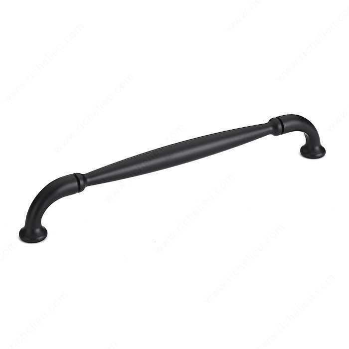 Richelieu Hardware Bp23737192906 Classic Metal Handle Pull 192MM Anthracite Finish