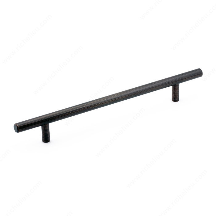 Richelieu Hardware Bp305192Borb Contemporary Metal Bar Pull 192MM Brushed Oil Rubbed Bronze Finish